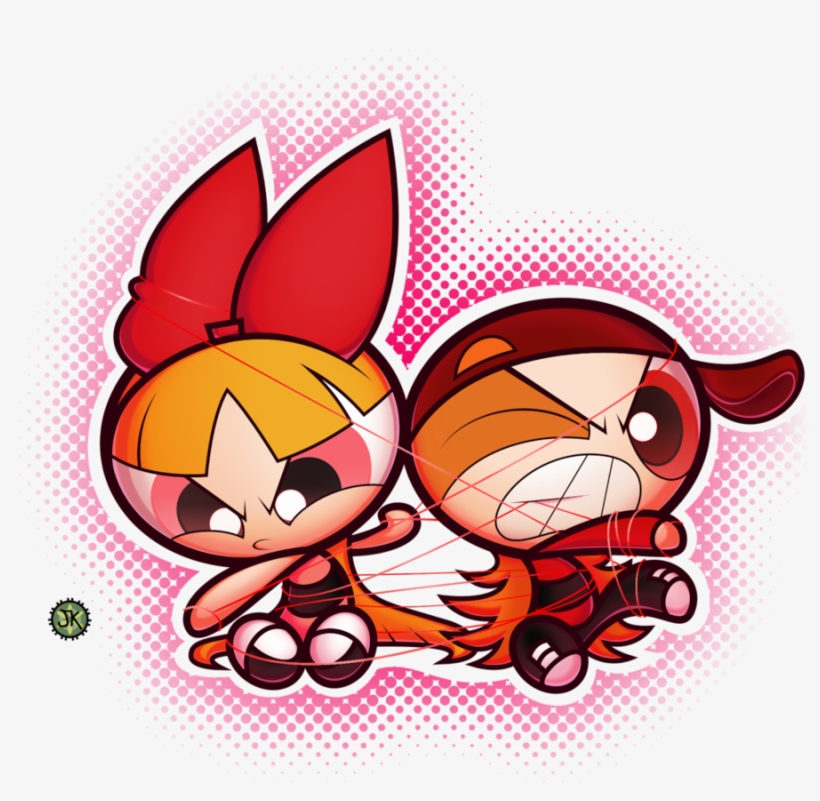 Prize Red String By Jksketchy-d4gbgtv - Roduff Boy Brick And Blossom, transparent png