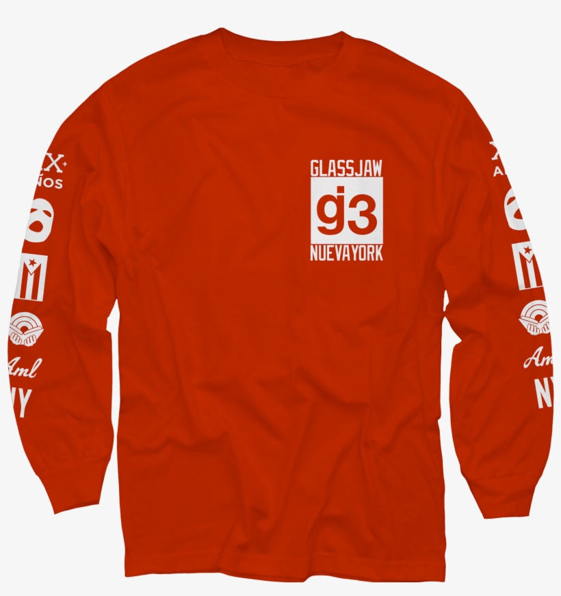 Cb Mas Logos Red Long Sleeve T-shirt $35 - Napalm Death Obliteration Long Sleeve, transparent png