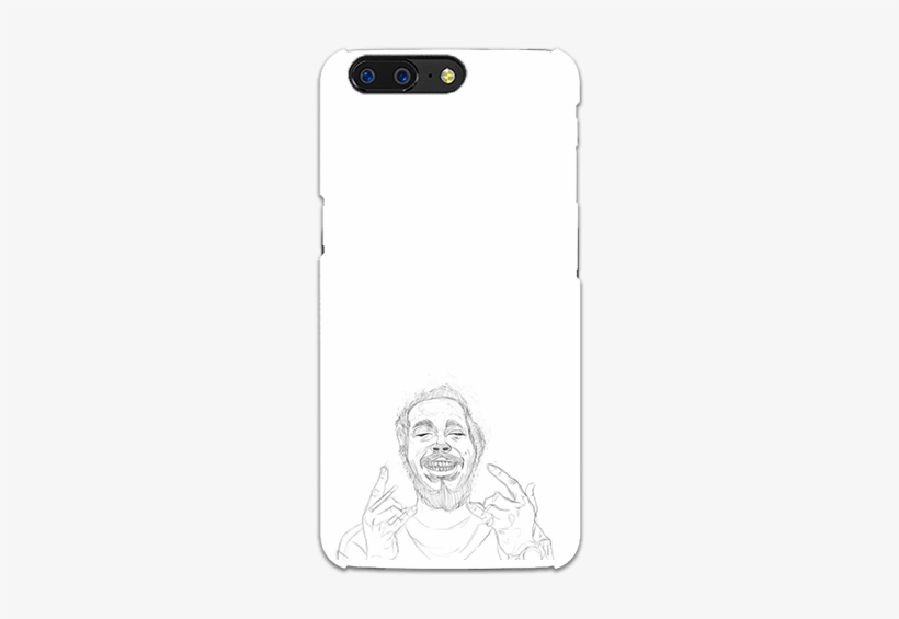 Post Malone Sketch One 5 Phone Case - Oneplus 5, transparent png