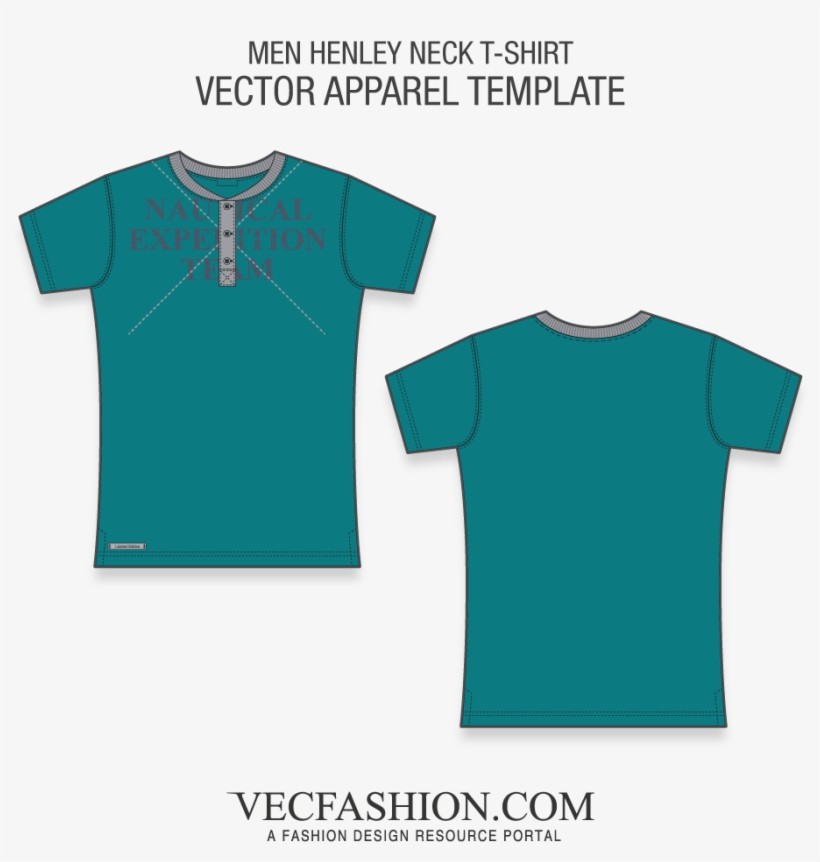 White V Neck T Shirt Template Png For Kids - Khazanah, transparent png