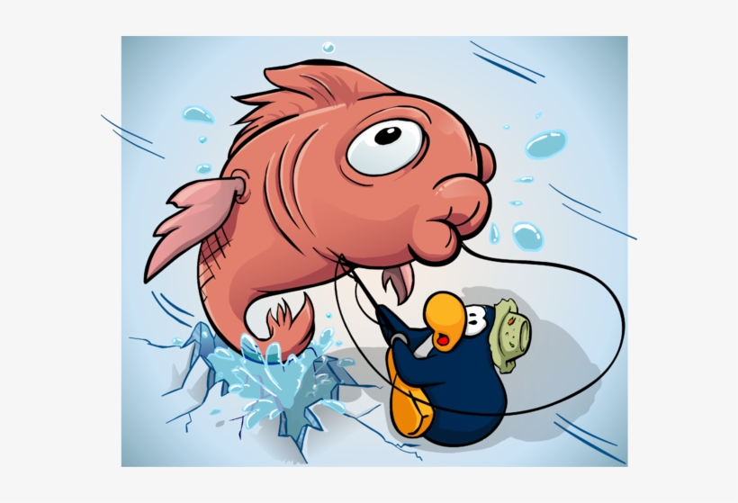 Stampbook Polaroid Ice Fishing 3 - Fishing, transparent png