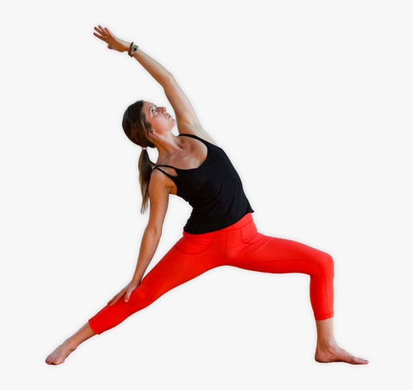 Alignment - Warrior Yoga Pose Png, transparent png