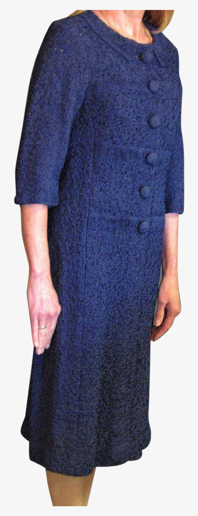 I Am Happy To Offer This Fabulous Navy Blue Vintage - Gown, transparent png