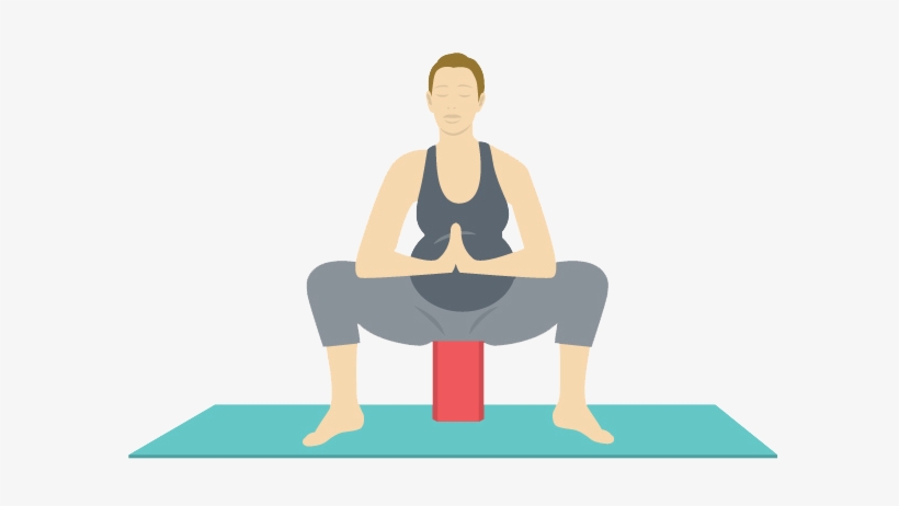 This Supported Yoga Squat Does Just That - Pilates, transparent png