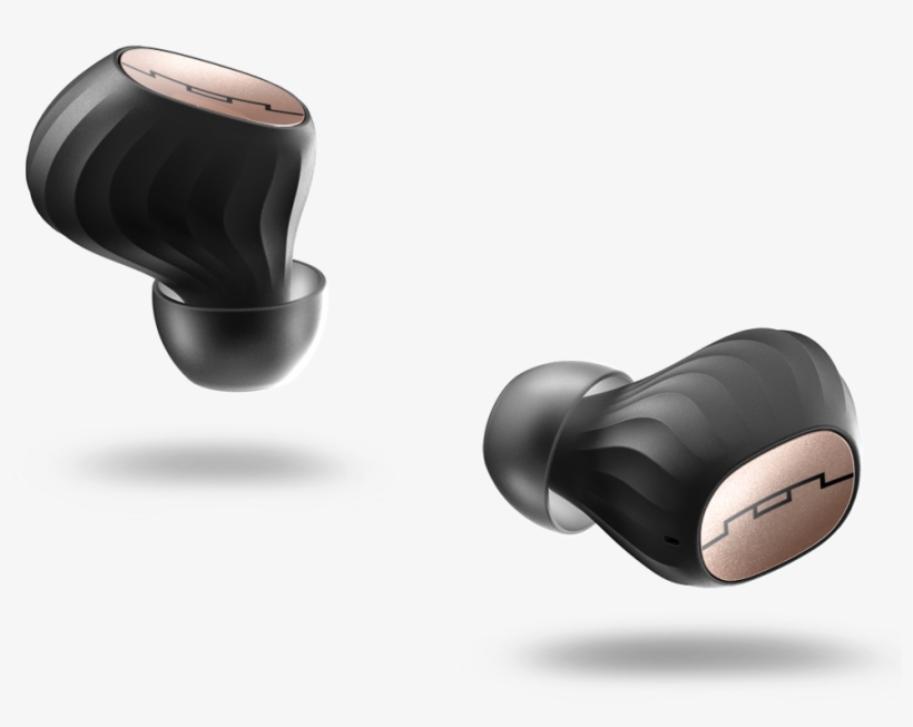 Amps Air Wireless Earbuds - Sol Republic Amps Air Bluetooth Earphones - Gold, transparent png
