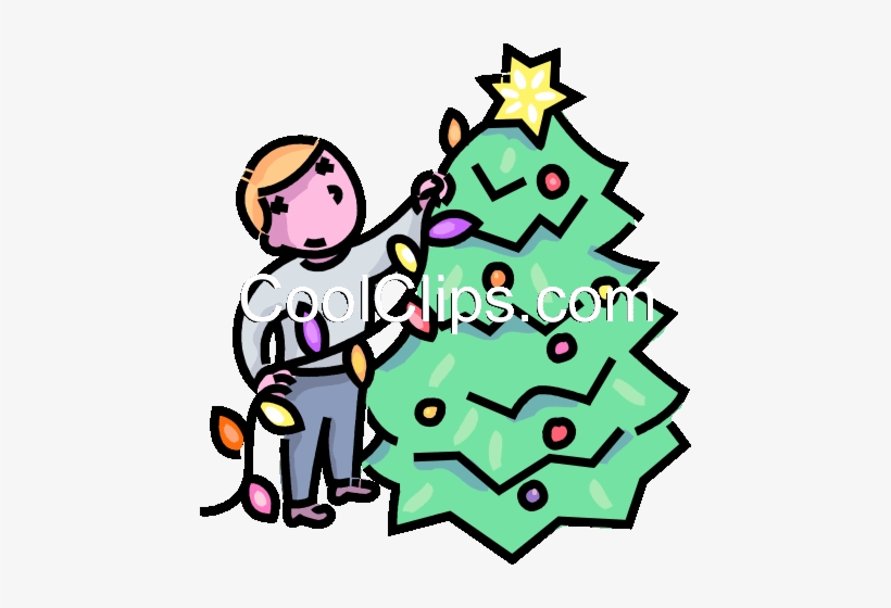 Luces Tendido Alrededor De Su Árbol De Navidad Libres, transparent png