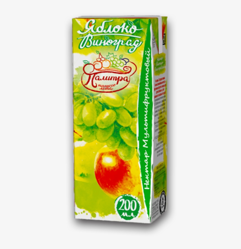 Palitra 200ml Mix Apple And Grape Fruit Juice Drink,grape - Natural Foods, transparent png