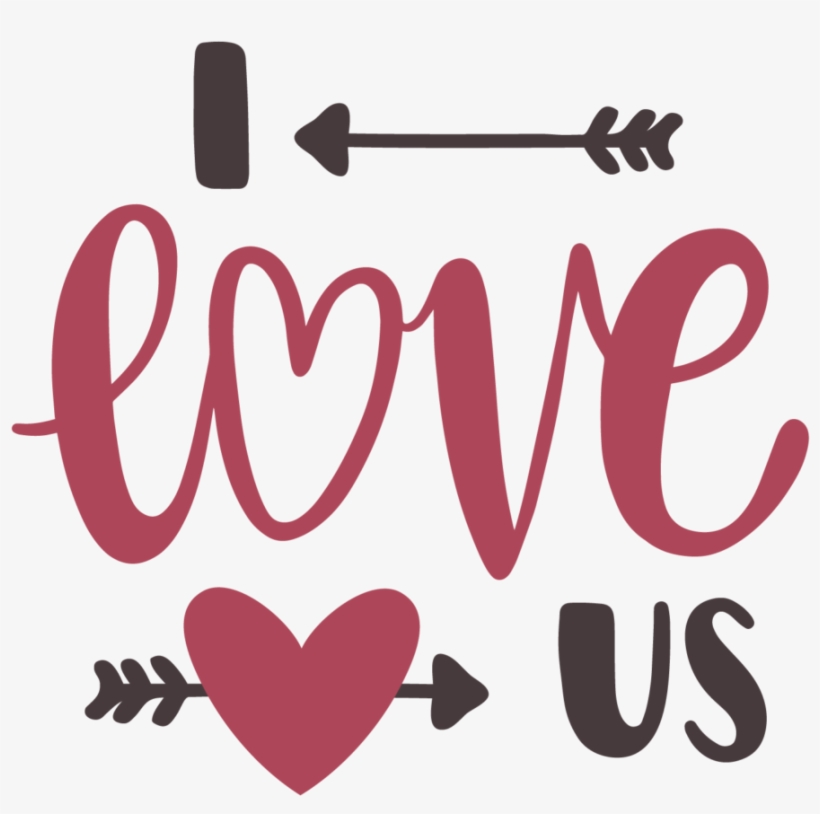 I Love Us - Heart, transparent png