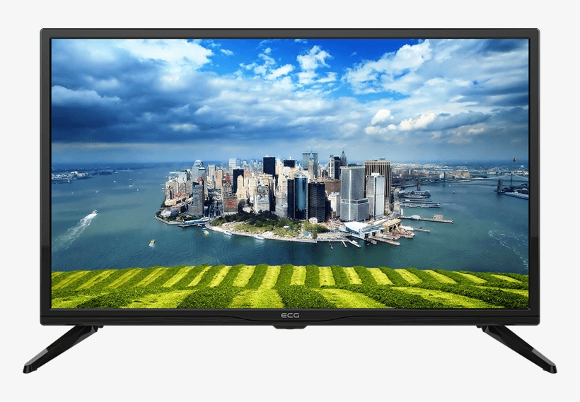 Led Tv Ecg 24 H02t2s2 - Interesting City, transparent png