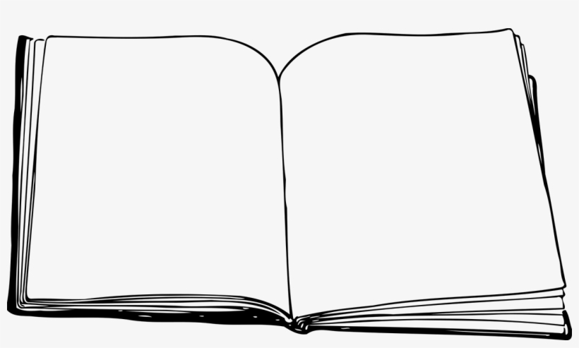 Book Notebook Paper Text Png Image - Black And White Book Png, transparent png