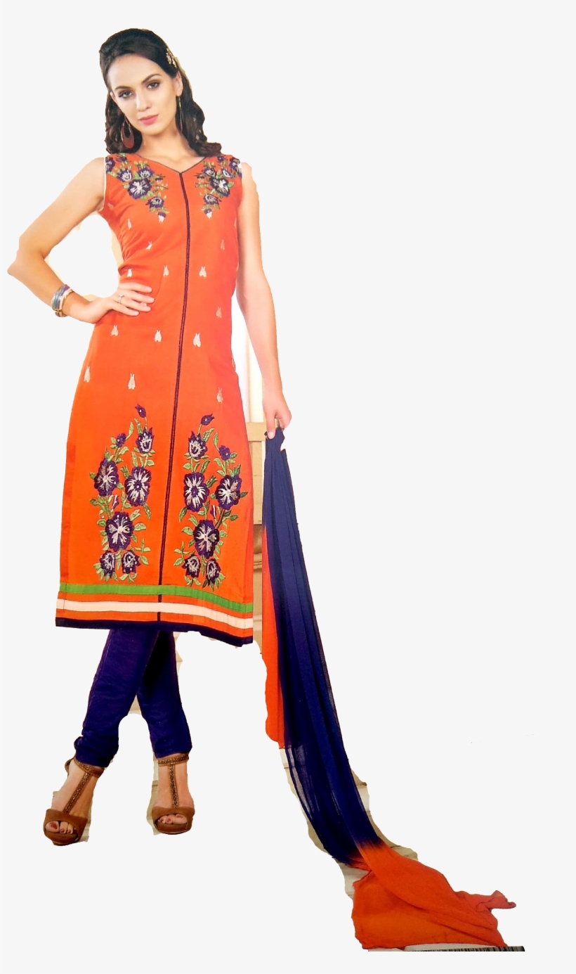 Jgvid-2018 Bhumika Natural Designs And Royal Salwar - Silk, transparent png