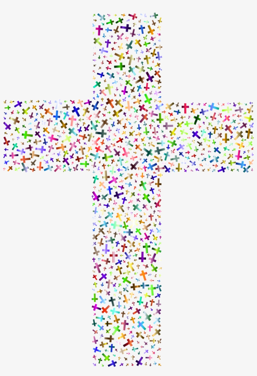Jesus Christ Cross Crucifix Png Image - Transparent Colorful Cross, transparent png