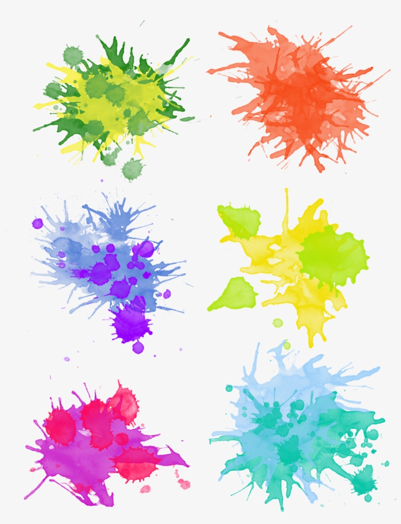 Color Ink Watermark Background Png And Psd - Png ลายน้ำ, transparent png