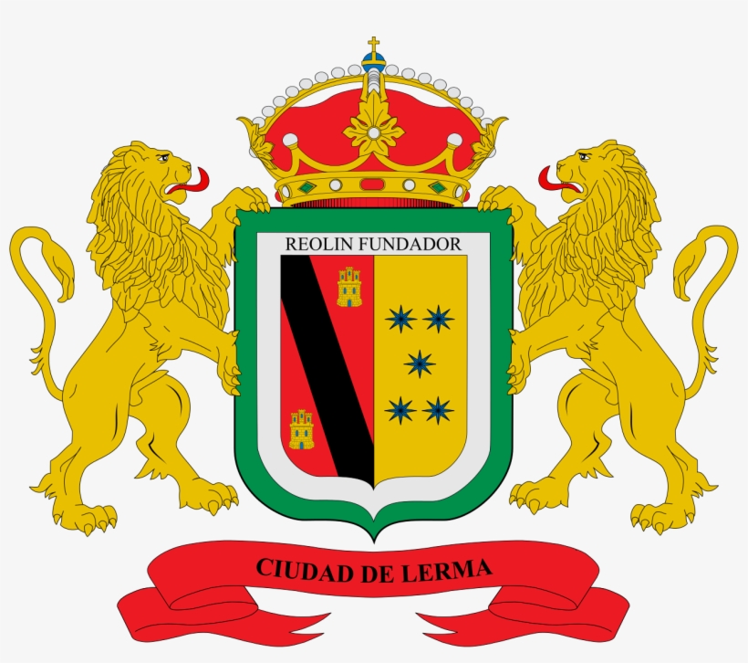 Escudo De Lerma - Lion Rampant Coat Of Arms, transparent png