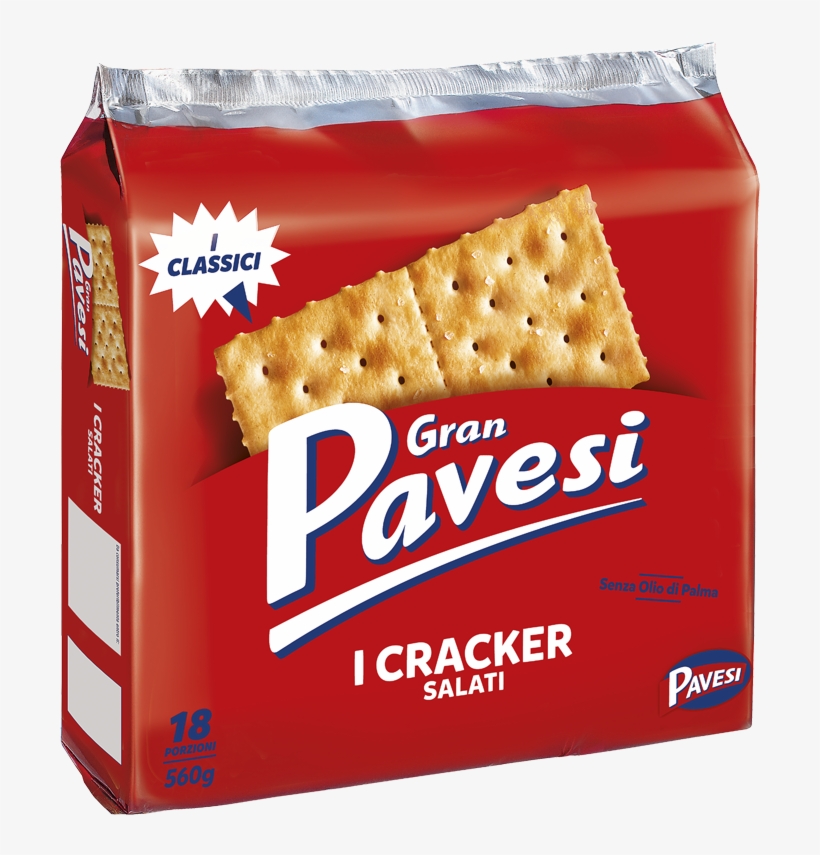 Pavesi Cracker Salati X18 560 Gr - Gran Pavesi Cracker, transparent png