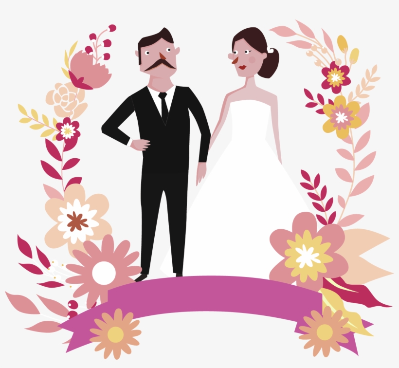 Wedding Bridegroom Clip Art Vector Bride And, transparent png