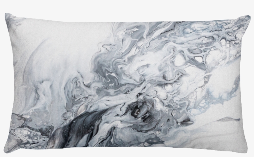 Marbled Accent Pillow - Throw Pillow, transparent png