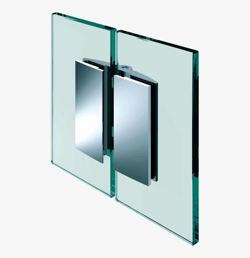 8124 Farfalla Showerhinge Glass/glass 180° - Sliding Door, transparent png