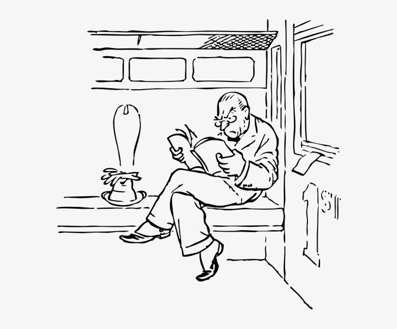 Man On A Train Png - Train Clip Art, transparent png