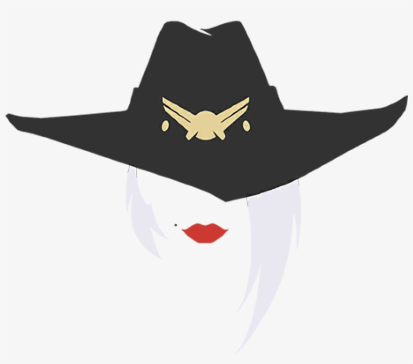 Honestly I Think Those Are Lips Not Bandana - Ashe Overwatch Icon Png
