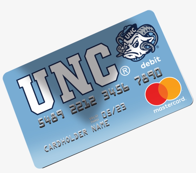 A Sub Card Is A Fancard Prepaid Mastercard® That Is - North Carolina Tar Heels, transparent png