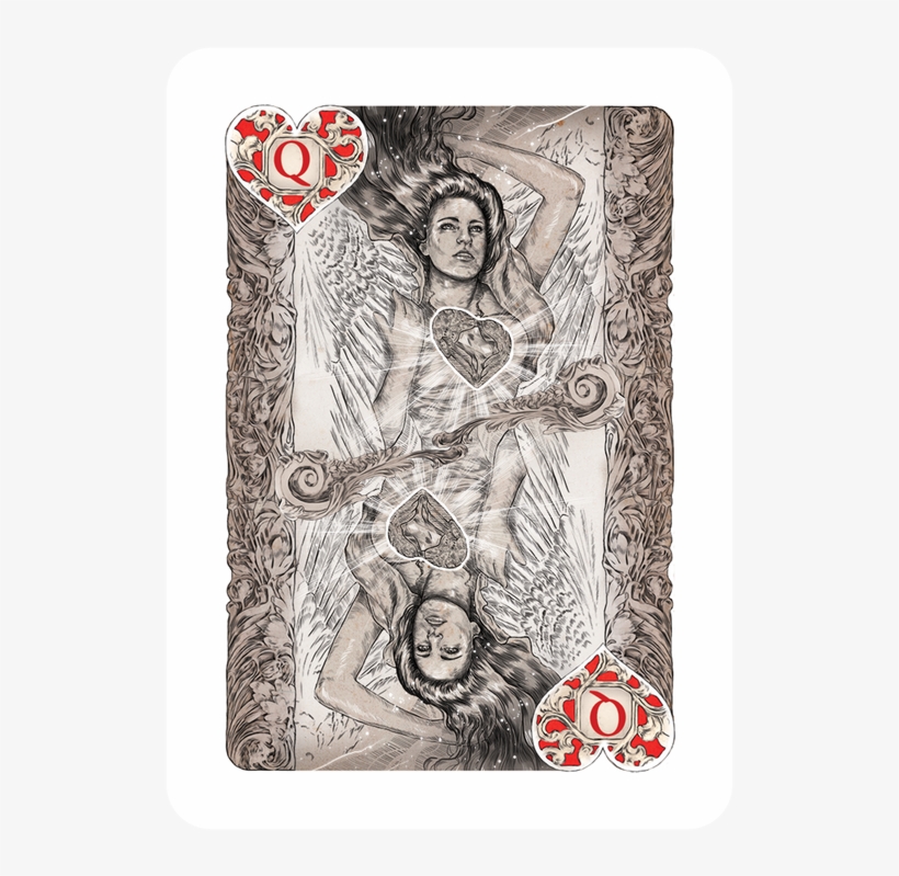 Fall Of Angels Playing Cards Red Hands - Sketch, transparent png