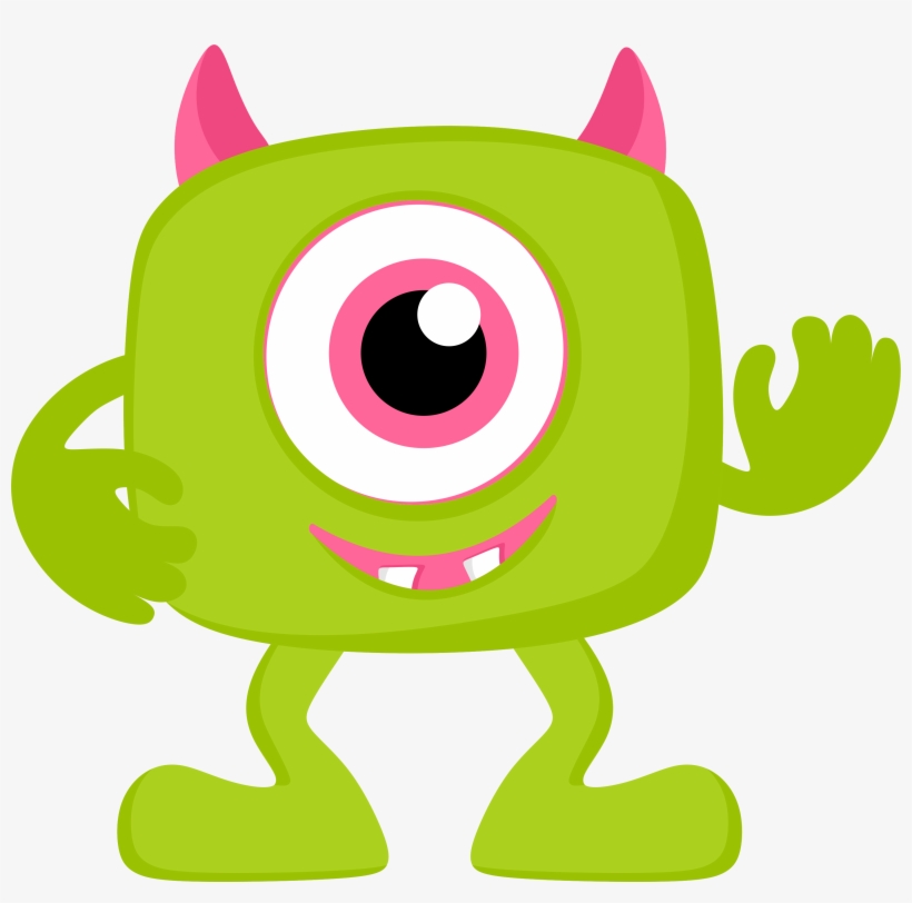 B *✿* De Minus Monster Face, Monster S, Kids Mania - Monster Party Clip Art, transparent png