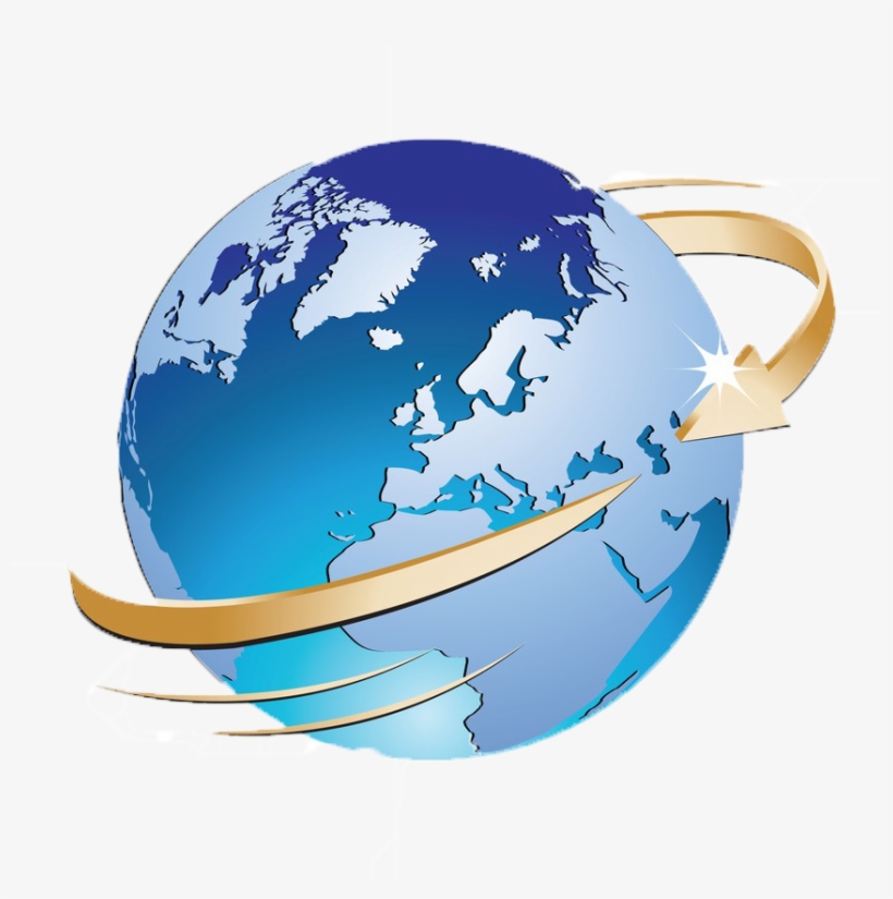 Globe Png Free Background - 3d World Globe Png, transparent png