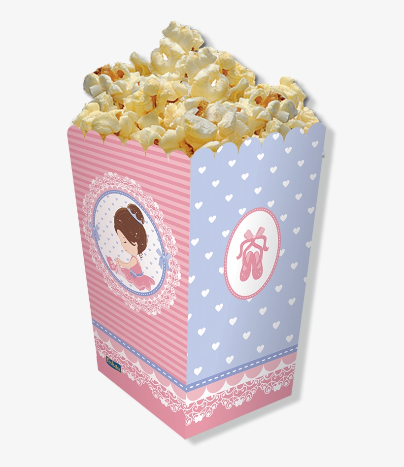 Pipoqueira Bailarina 5x5x11,5cm - Coisas Para Festas De Unicornio, transparent png
