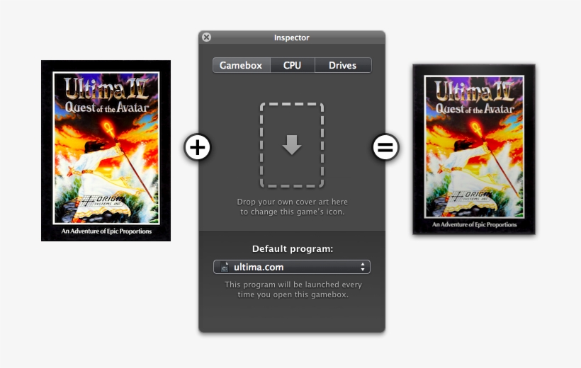 The Gamebox Tab - Ultima Iv Box, transparent png
