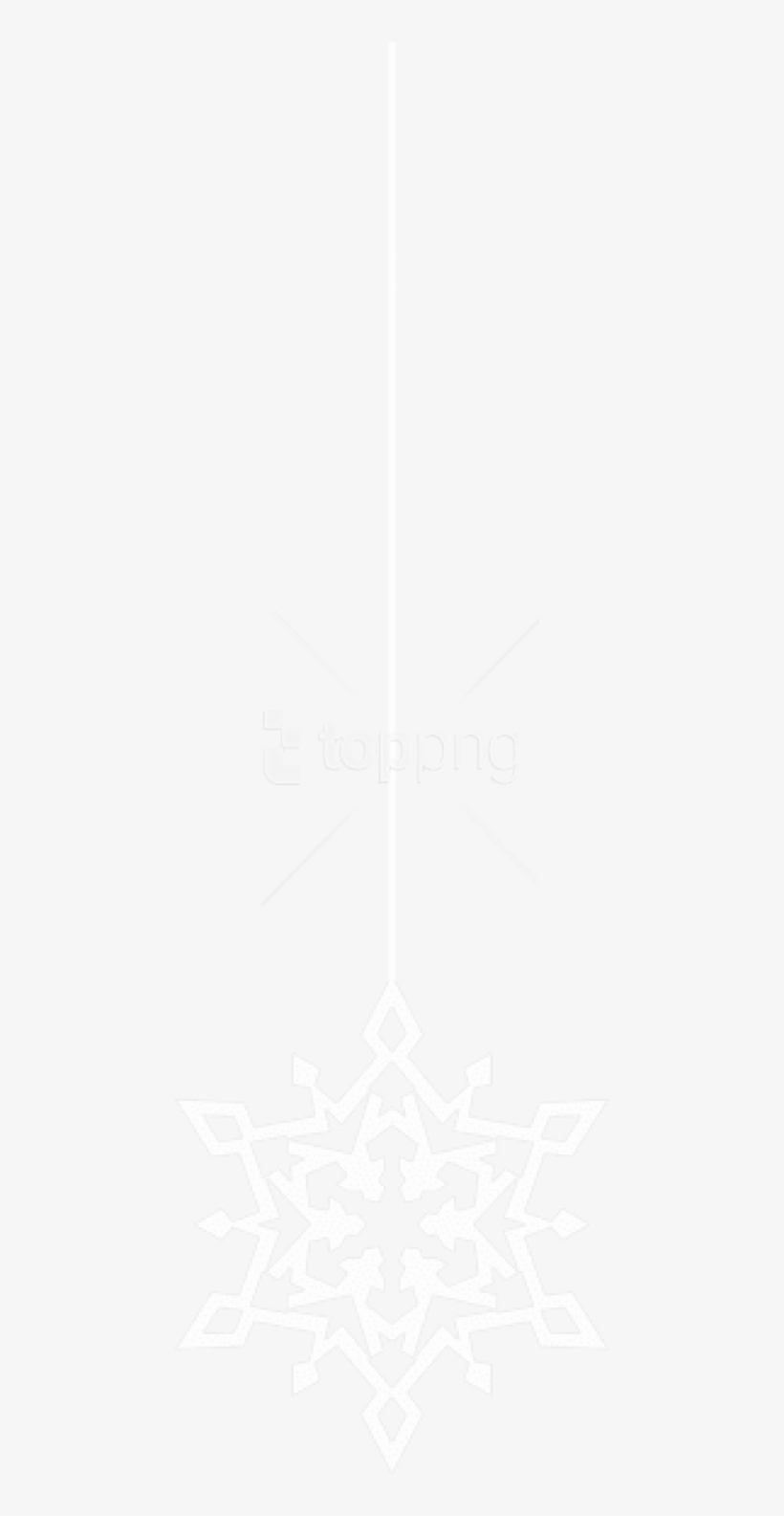 Free Png Hanging White Snowflake Png - Darkness, transparent png