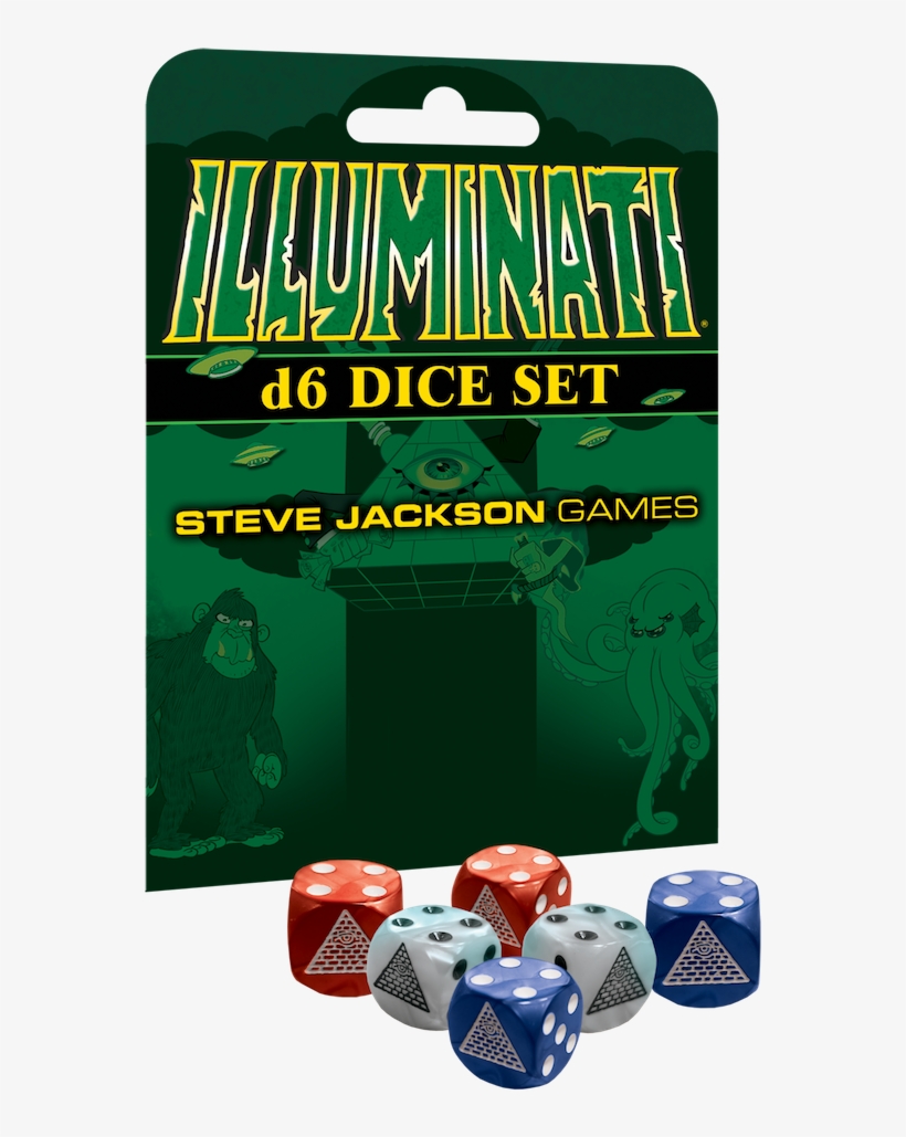 Illuminati D6 Dice - Illuminati Card Game, transparent png