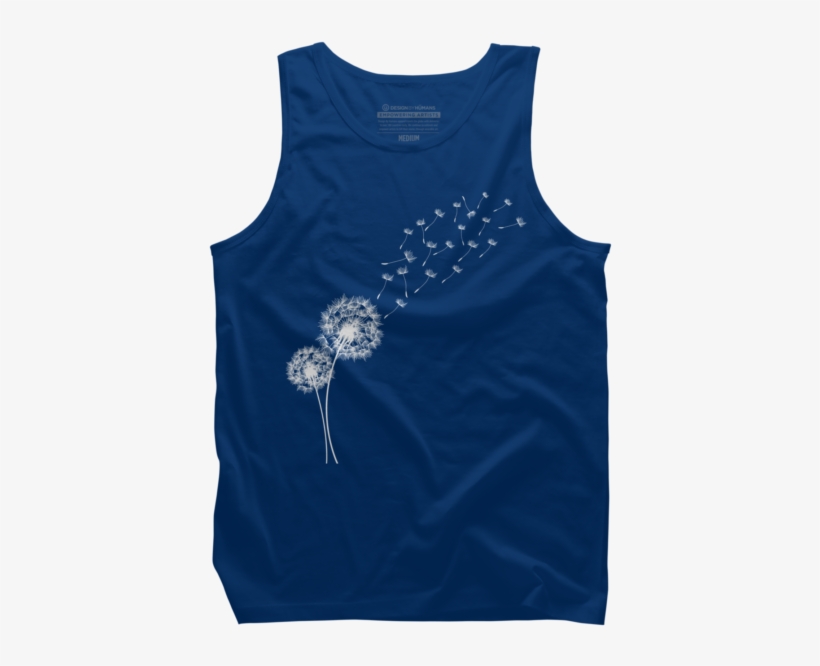 Dandelion Seeds Blowing In The Wind - Active Tank, transparent png