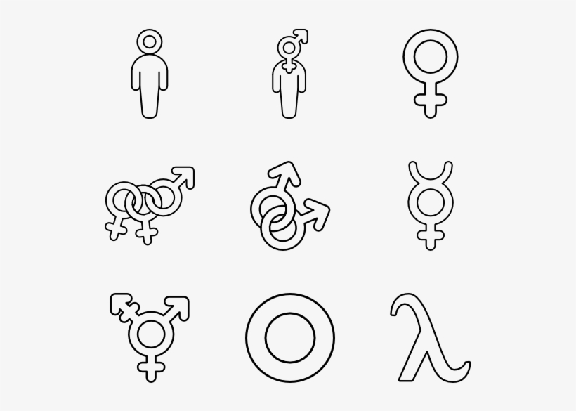 Lgbti - Line Art, transparent png