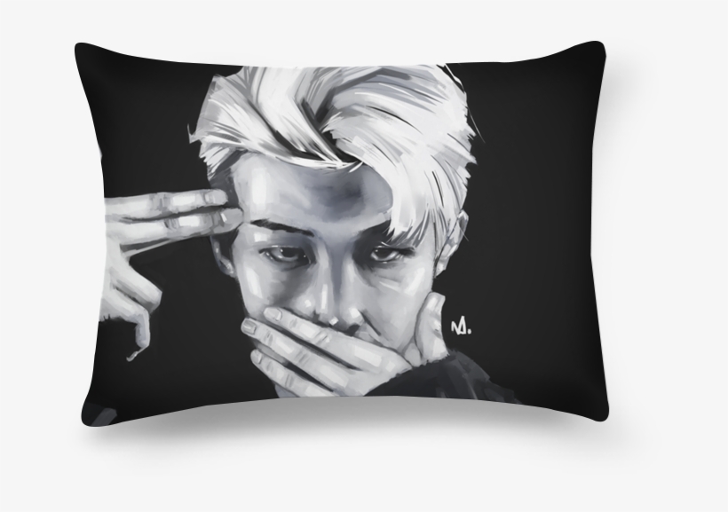 Almofada Retangular Kim Namjoon De Brendon Cruzna - Cushion, transparent png