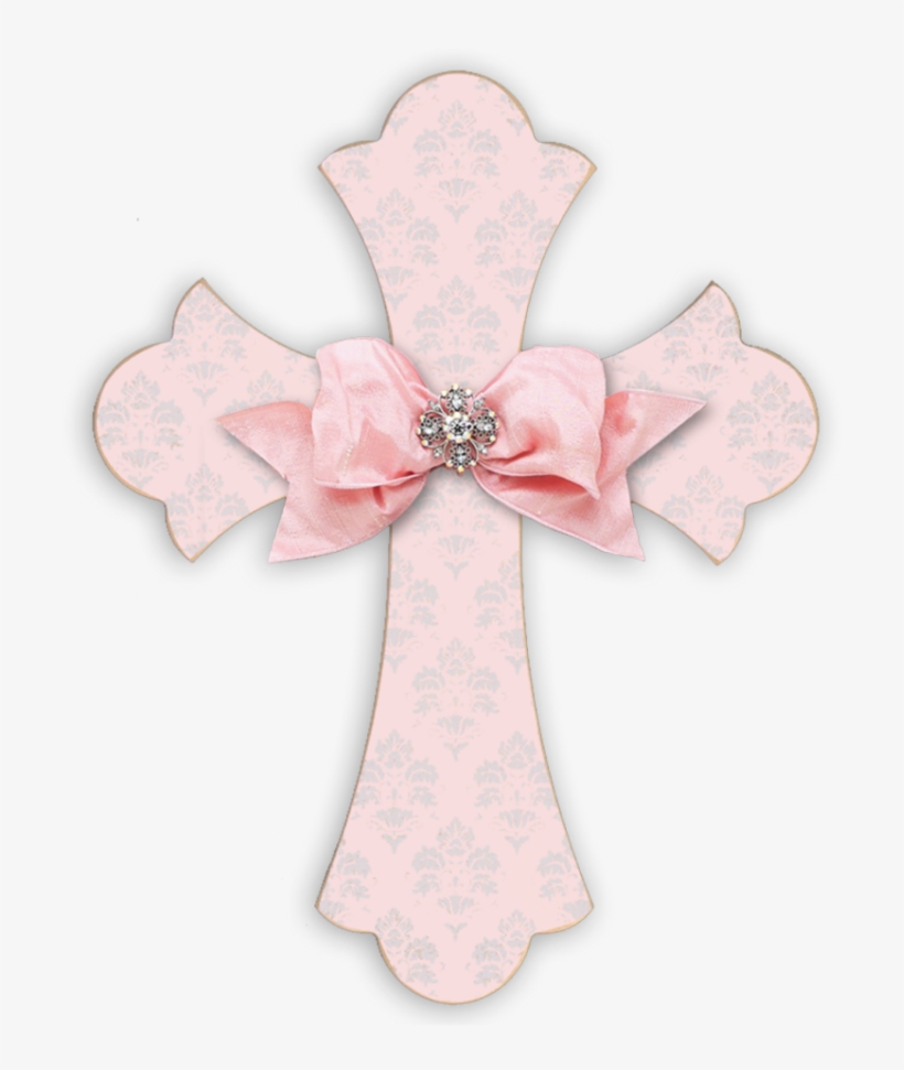 #mq #pink #cross #bow #bows #ribbon - Brocade, transparent png