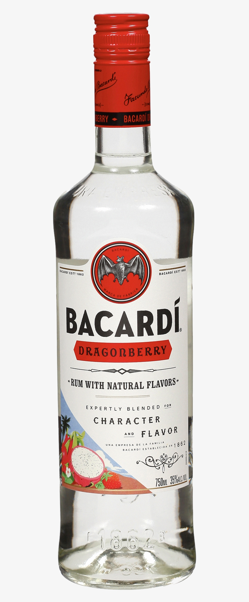 Bacardí Dragonberry - Bacardi Vodka, transparent png