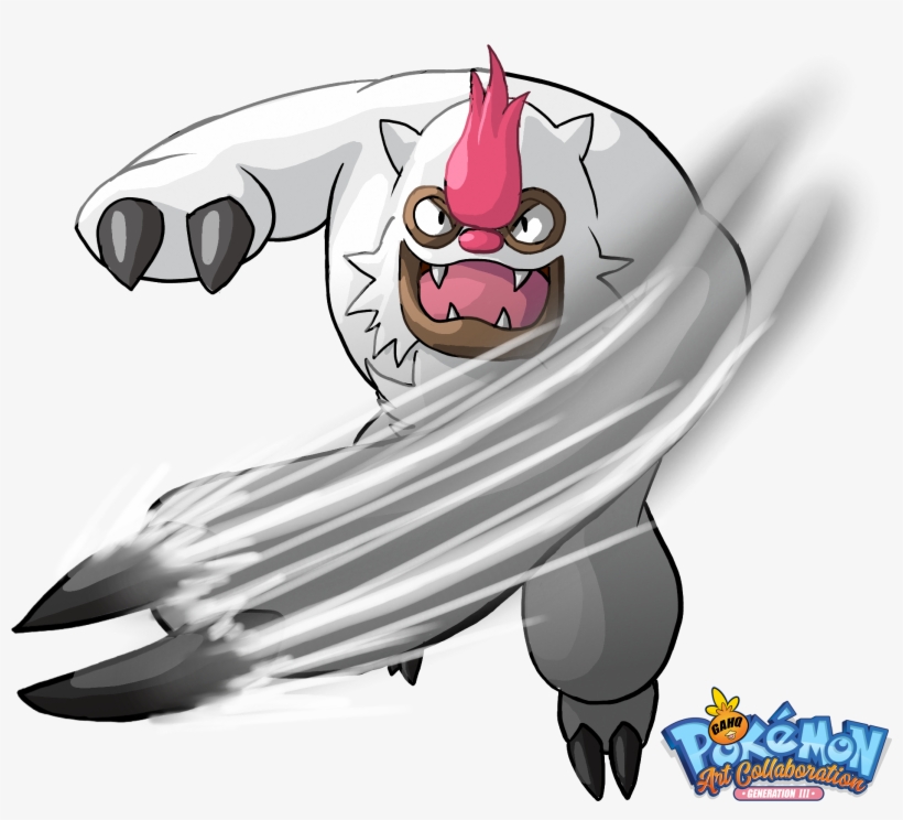 #288 Vigoroth Used Slash And Shadow Claw In Our Pokemon - Cartoon, transparent png