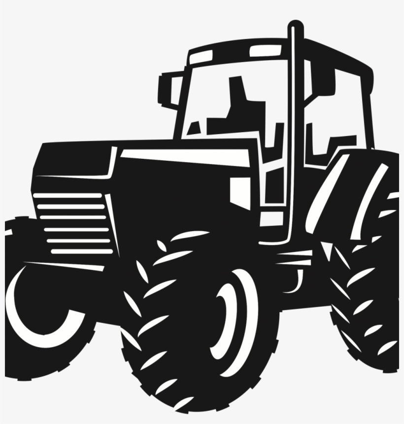 Tractor Png Black And White, transparent png
