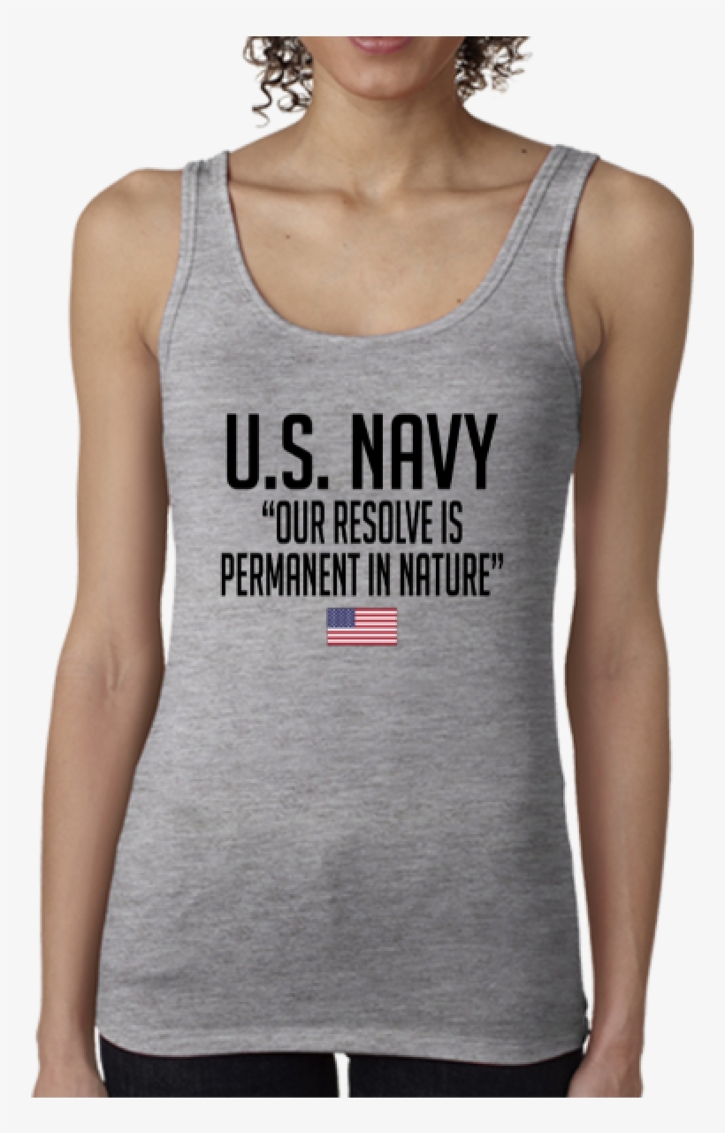 Ladies' The Jersey Tank - Grey, transparent png