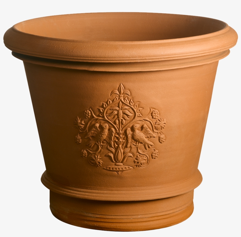 William Morris Love Birds Pot - Flowerpot, transparent png