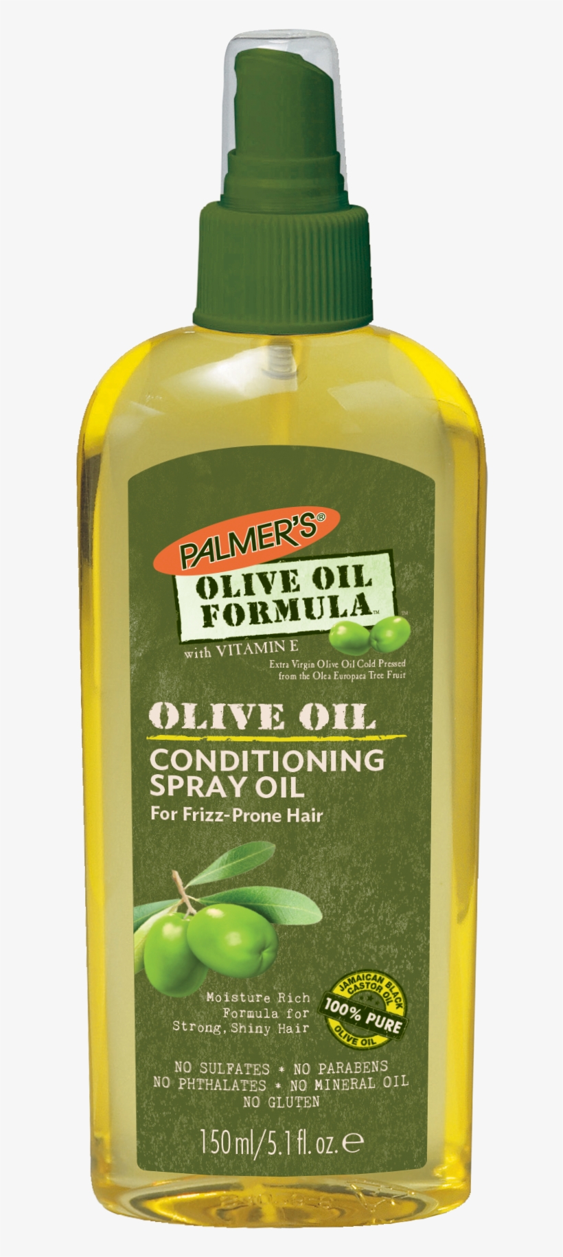 Palmer's Olive Oil Formula Spray With Virgin Olive - Palmer's Olive Oil Conditioning Spray Oil, transparent png