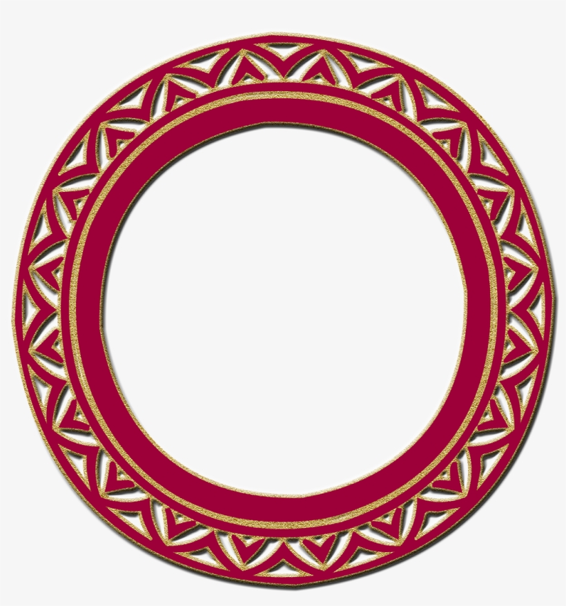 Scrapbook Frame Tag Christmas Png Image - Circle, transparent png