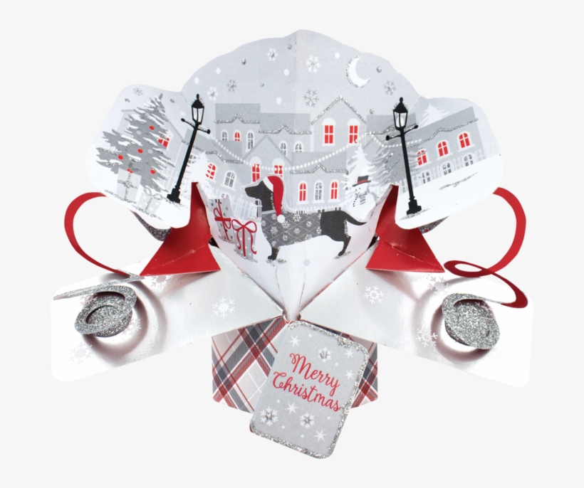 Second Nature Xmas Petite Pop Ups - Airplane, transparent png