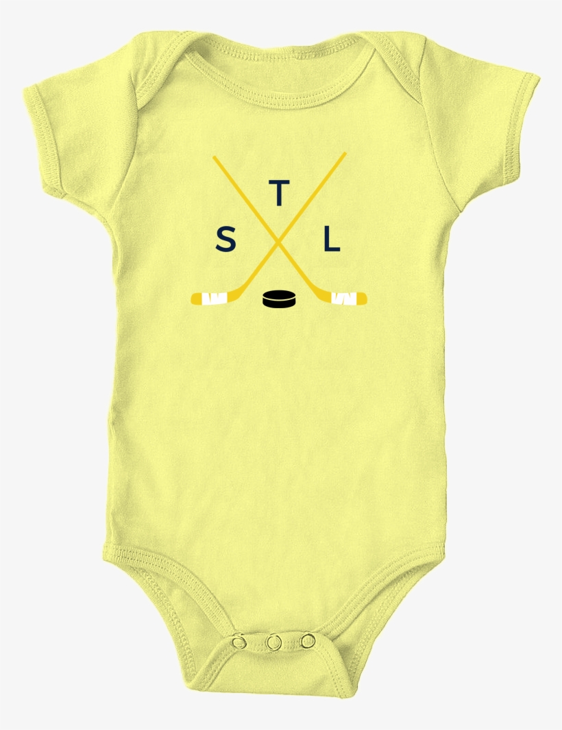 Baby Onesie Crossed Hockey Sticks Stl - All Of God's Grace In This Tiny Face Onesie, transparent png