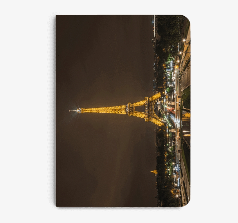 Dailyobjects Eiffel Tower By Night 2 A5 Notebook Plain - Eiffel, transparent png