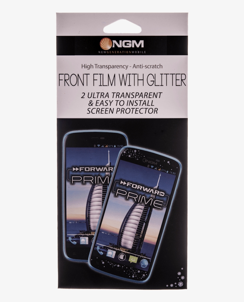 Protective Film For Ngm Forward Prime With Glitter - Smartphone, transparent png