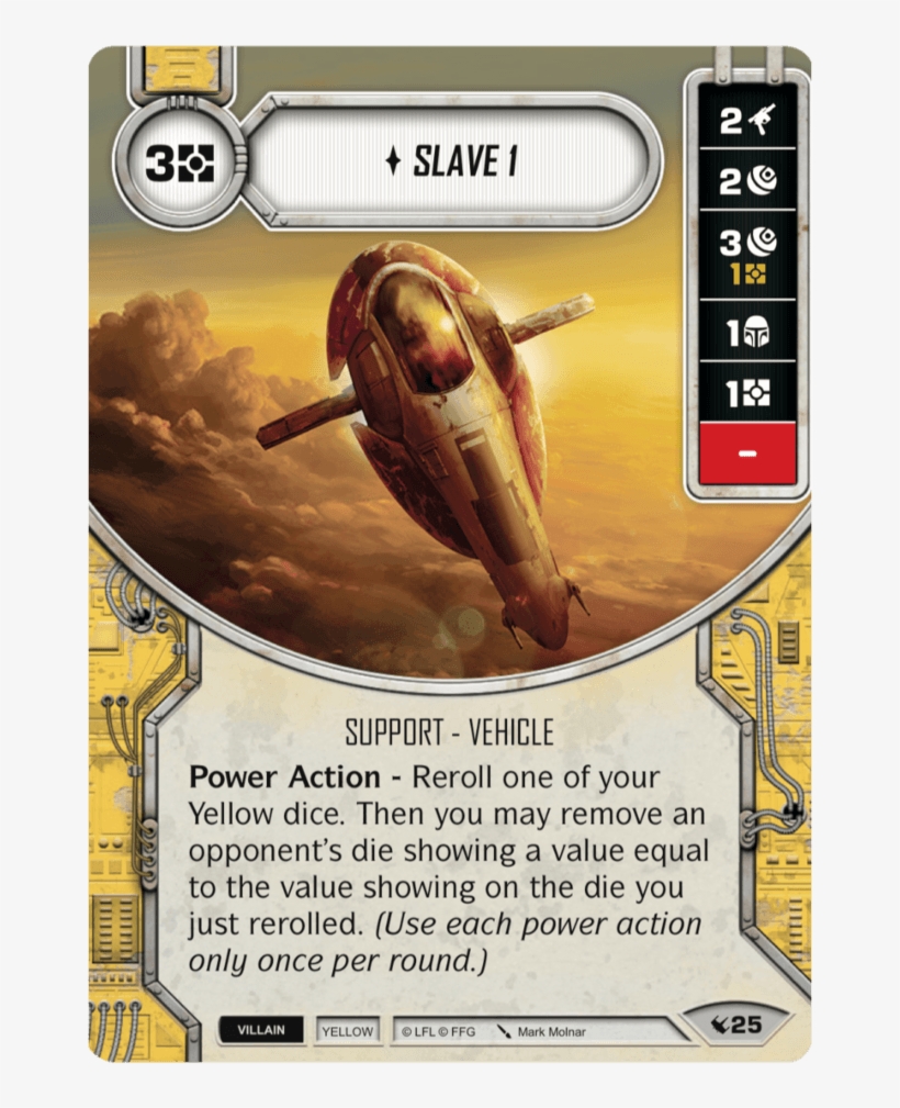 025-4 - Star Wars Destiny Boba Fett Starter Card List, transparent png