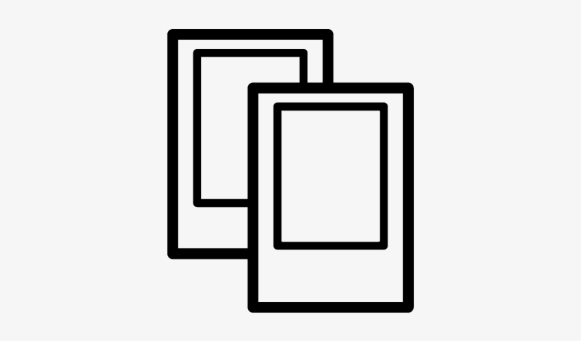 2 Polaroid Photographs Vector - Photograph, transparent png