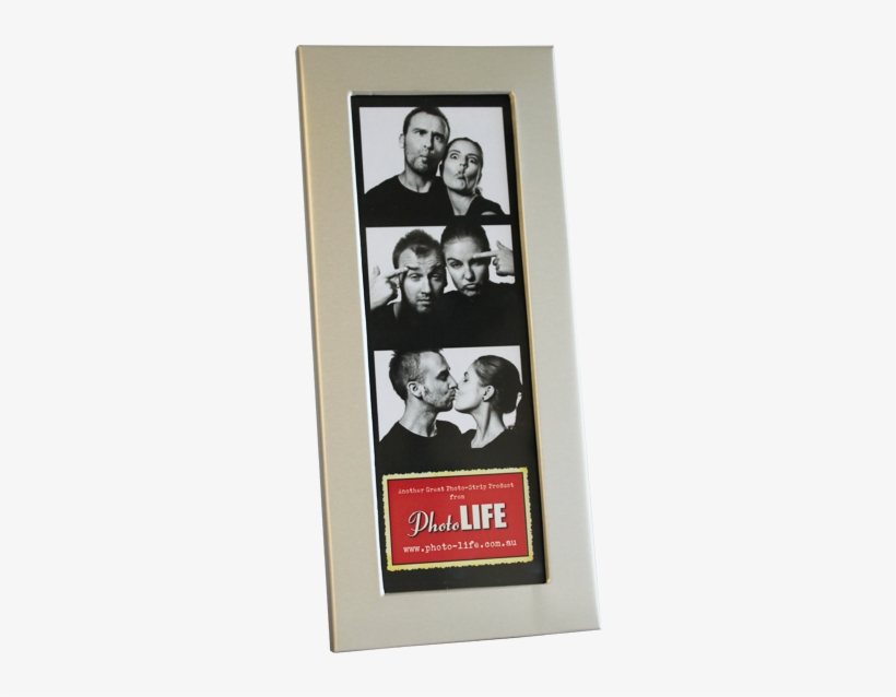 Silver Photo Strip Photo Booth Frame - Strip Frame, transparent png